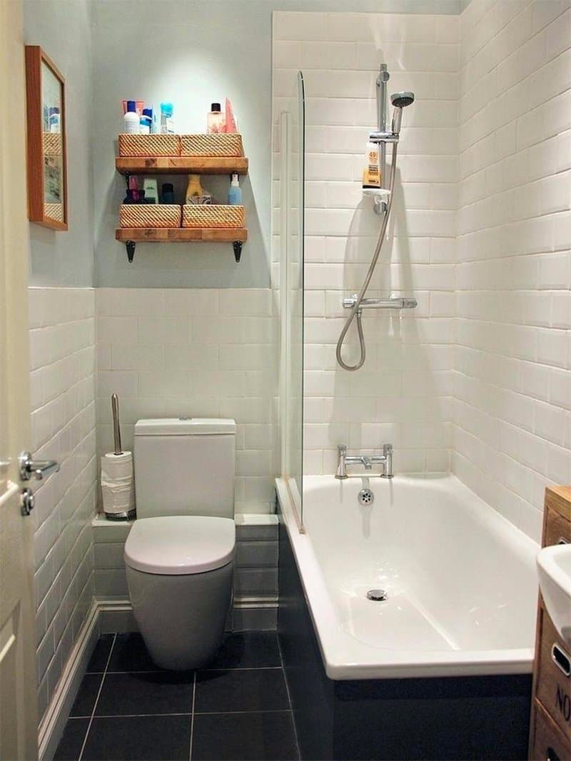 Với một phòng tắm nhỏ mang tính thẩm mỹ cao cùng tiện nghi đầy đủ, bạn sẽ không còn phải mất nhiều diện tích cho phòng tắm nữa.