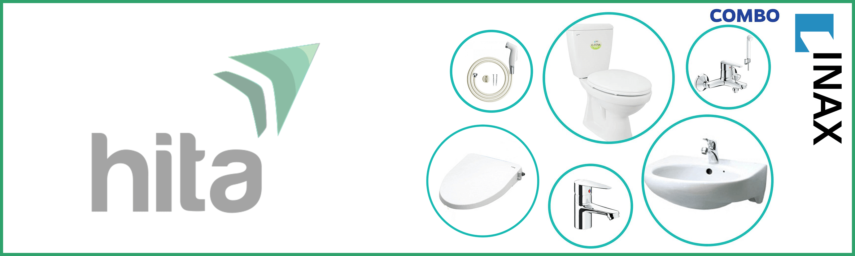 Combo bồn cầu Inax C117 Combo bồn cầu Inax C117