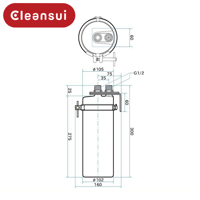 Thiết bị lọc nước Mitsubishi Cleansui công nghiệp MP02-4