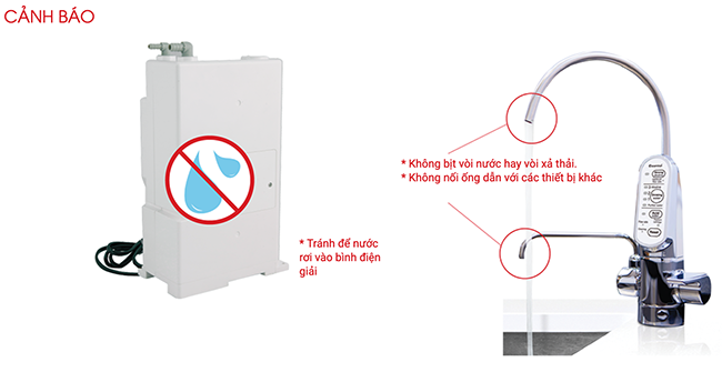 Một số lưu ý khi lắp đặt và sử dụng máy lọc nước Cleansui EU301