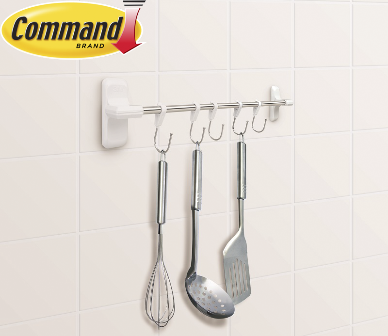 Thanh treo dụng cụ nhà bếp bằng nhựa Command 3M DAAN46-A9007KUT0