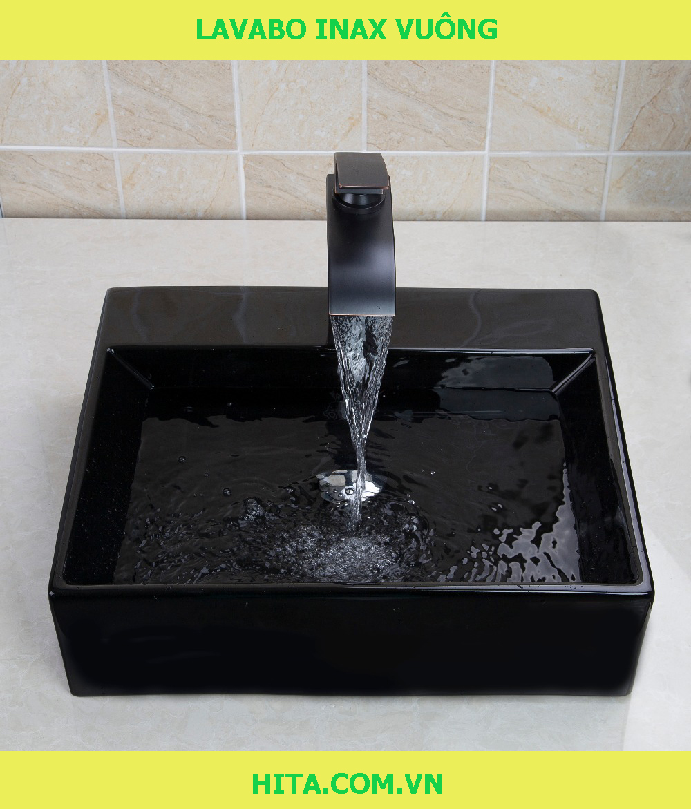 7 lý do lavabo Inax vuông bán rất chạy tại HITA lavabo đen