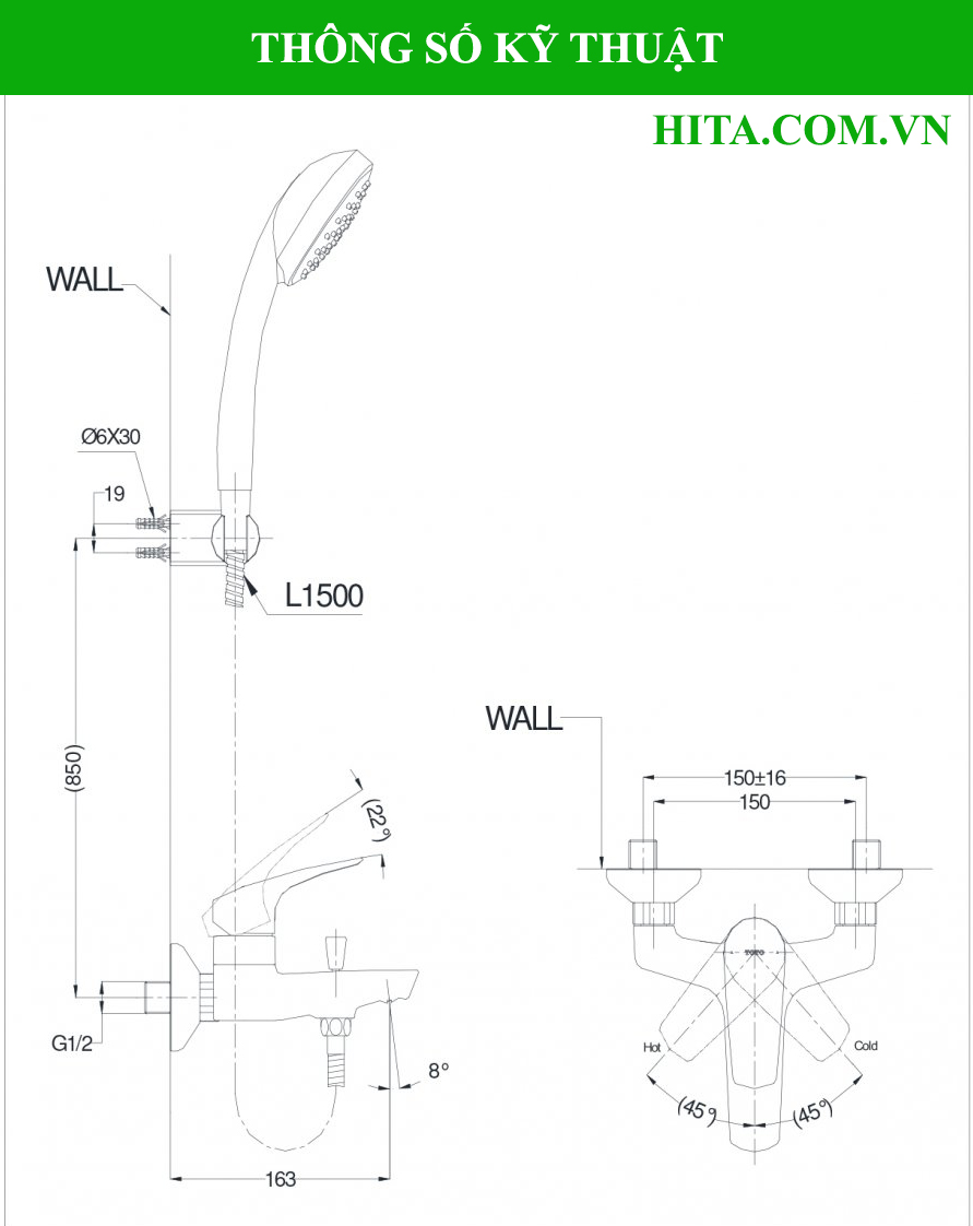 Bộ sen tắm Toto TVSM107CR / DGH104ZR