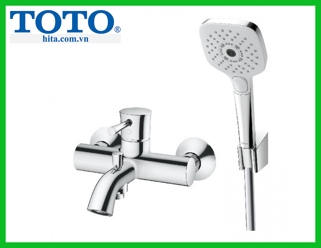 Bộ sen tắm nóng lạnh TOTO TBS02302V TBW02006A