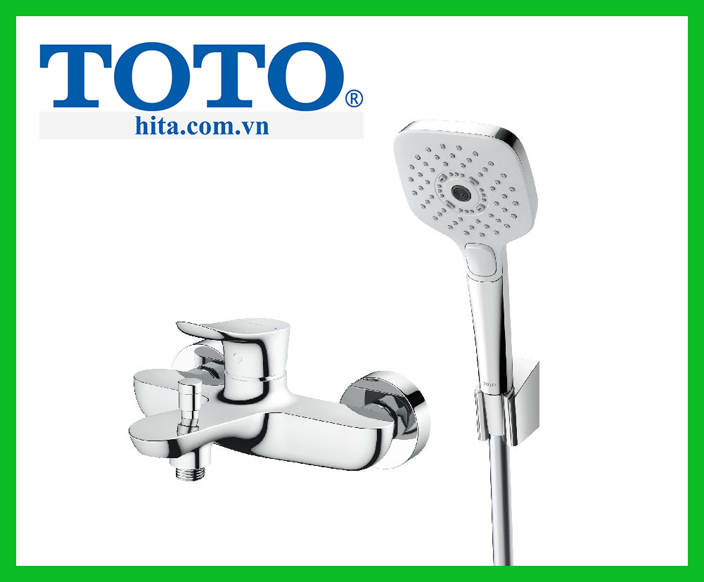 Bộ vòi sen nhiệt độ Toto TBG01302V TBW02006A