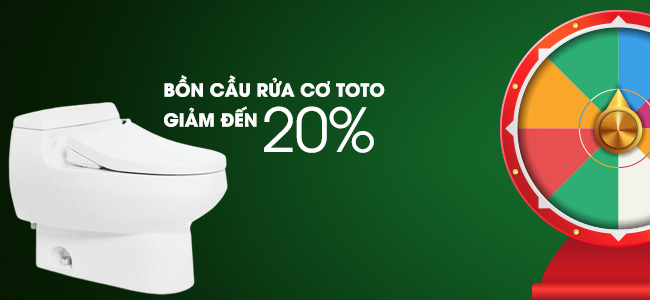 TOTO khuyến mãi tháng 9 VÒNG QUAY MAY MẮN