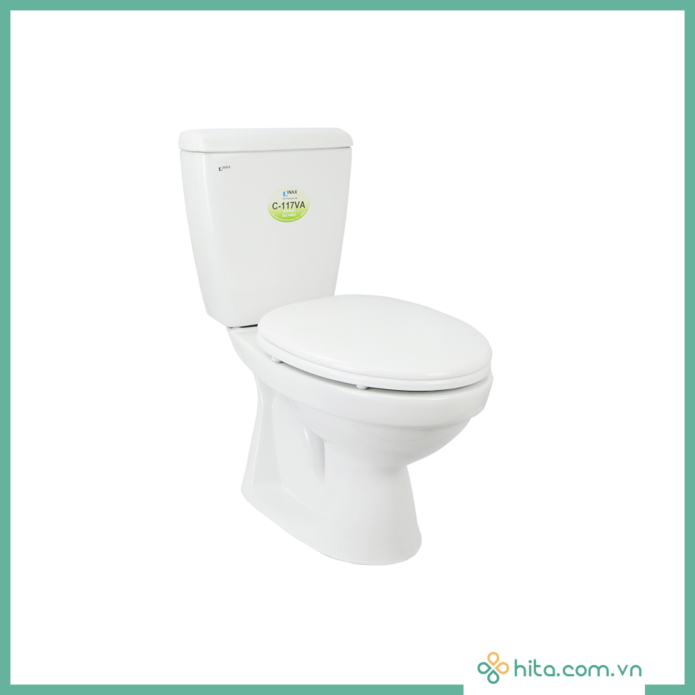 Bồn cầu 2 khối gi&aacute; tốt INAX C-117VA