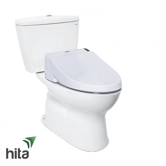 Bồn cầu nắp rửa điện tử TOTO CS300DRW6 - Washlet thông minh