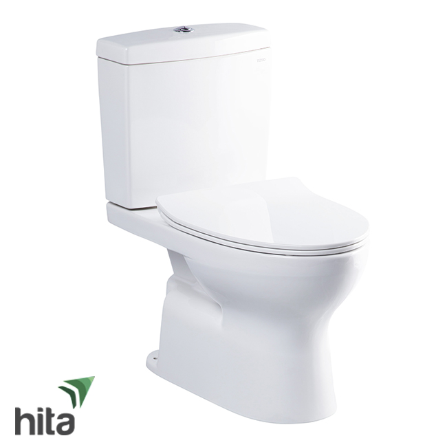 Bồn cầu TOTO 2 khối CS320DRT8 kết hợp nắp đóng êm siêu mỏng