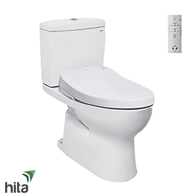 Bồn cầu nắp rửa điện tử TOTO CS320DRW4 - Washlet thông minh sưởi ấm