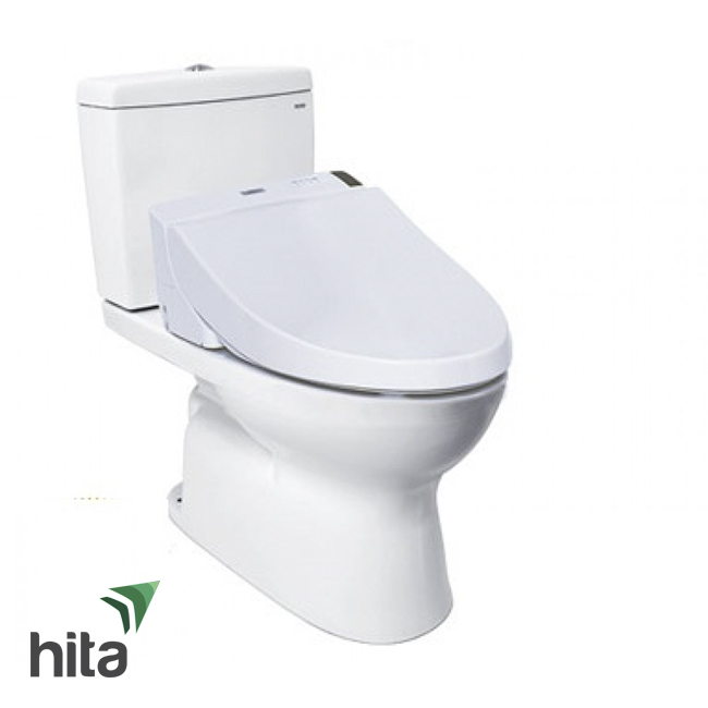 Bồn cầu nắp rửa điện tử TOTO CS320DRW6 - Washlet thông minh sưởi ấm