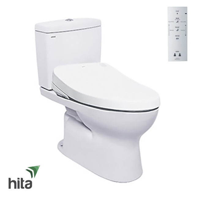 Bồn cầu nắp rửa điện tử TOTO CS320PDRW4 - Washlet thông minh sưởi ấm