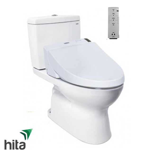 Bồn cầu nắp rửa điện tử TOTO CS320PDRW6 - Washlet thông minh sưởi ấm