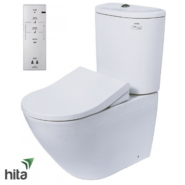 Bồn cầu nắp rửa điện tử TOTO CS761DW5 - Washlet thông minh sưởi ấm