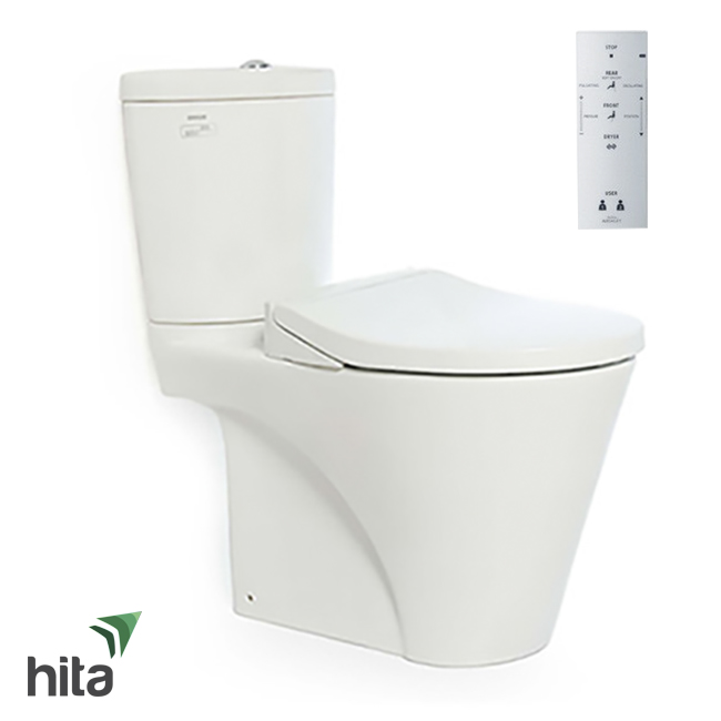 Bồn cầu nắp rửa điện tử TOTO CS819DSW4 - Washlet thông minh sưởi ấm