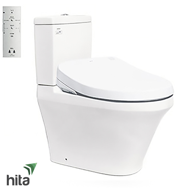 Bồn cầu nắp rửa điện tử TOTO CS945PDW4 - Washlet thông minh sưởi ấm