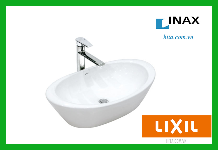 Chậu rửa mặt đặt bàn lavabo Inax GL-465V