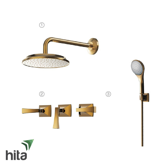 vòi hoa sen tắm âm tường TOTO DBX120CAMR/DB246S/DB161CF nóng lạnh