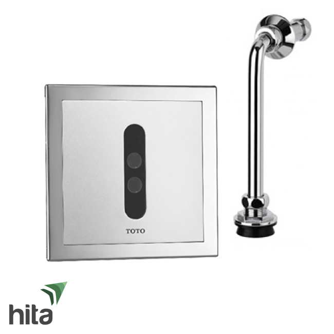 trọn bộ van xả tiểu cảm ứng TOTO DUE126UPE/HS376TT tự động
