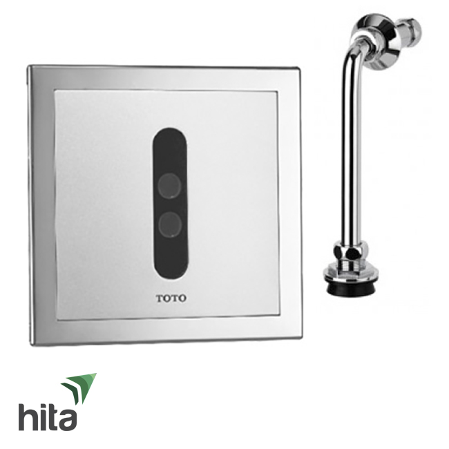 bộ van xả tiểu cảm ứng TOTO DUE126UPK/HS376TT