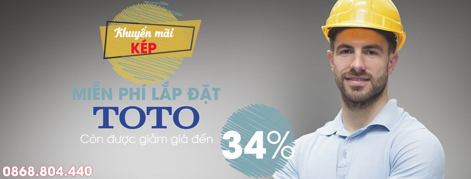 CHƯƠNG TRÌNH MIỄN PHÍ LẮP ĐẶT THIẾT BỊ VỆ SINH TOTO MỚI NHẤT TẠI HITA