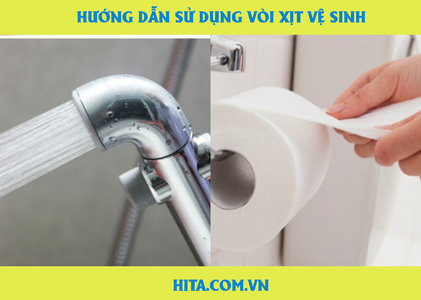 HƯỚNG DẪN SỬ DỤNG VÒI XỊT VỆ SINH