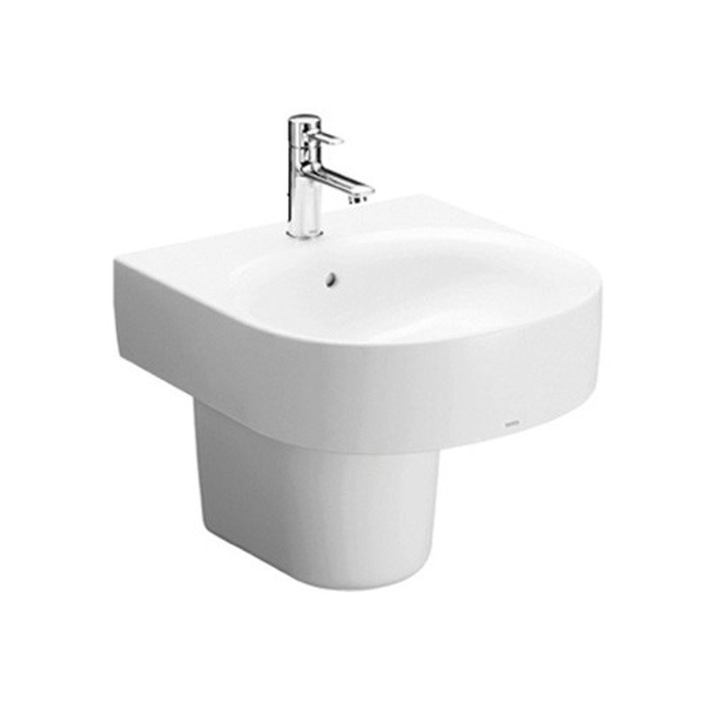 Chậu rửa lavabo TOTO chân lửng LHT766CR