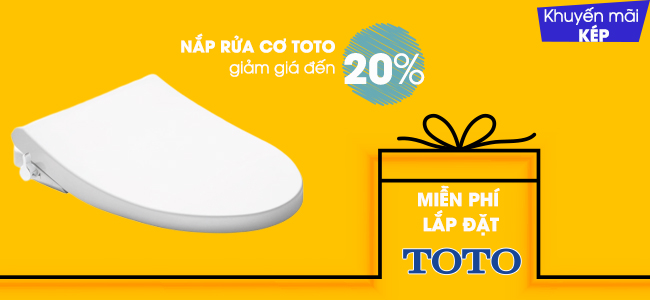 MIỄN PHÍ LẮP ĐẶT NĂP RỬA CƠ TOTO