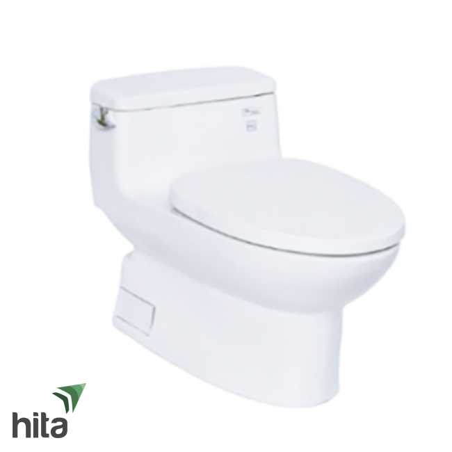 Bồn cầu TOTO 1 khối MS884T3 sử dụng nắp đóng êm dòng mới