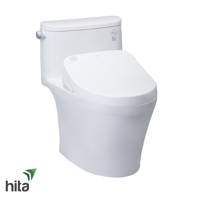 Bồn cầu nắp rửa điện tử TOTO MS887W4 - Washlet thông minh sưởi ấm