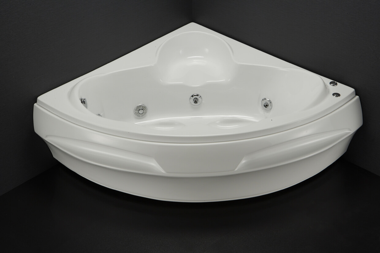 Bồn tắm chân yếm đặt góc 1m3 massage Caesar MT5132