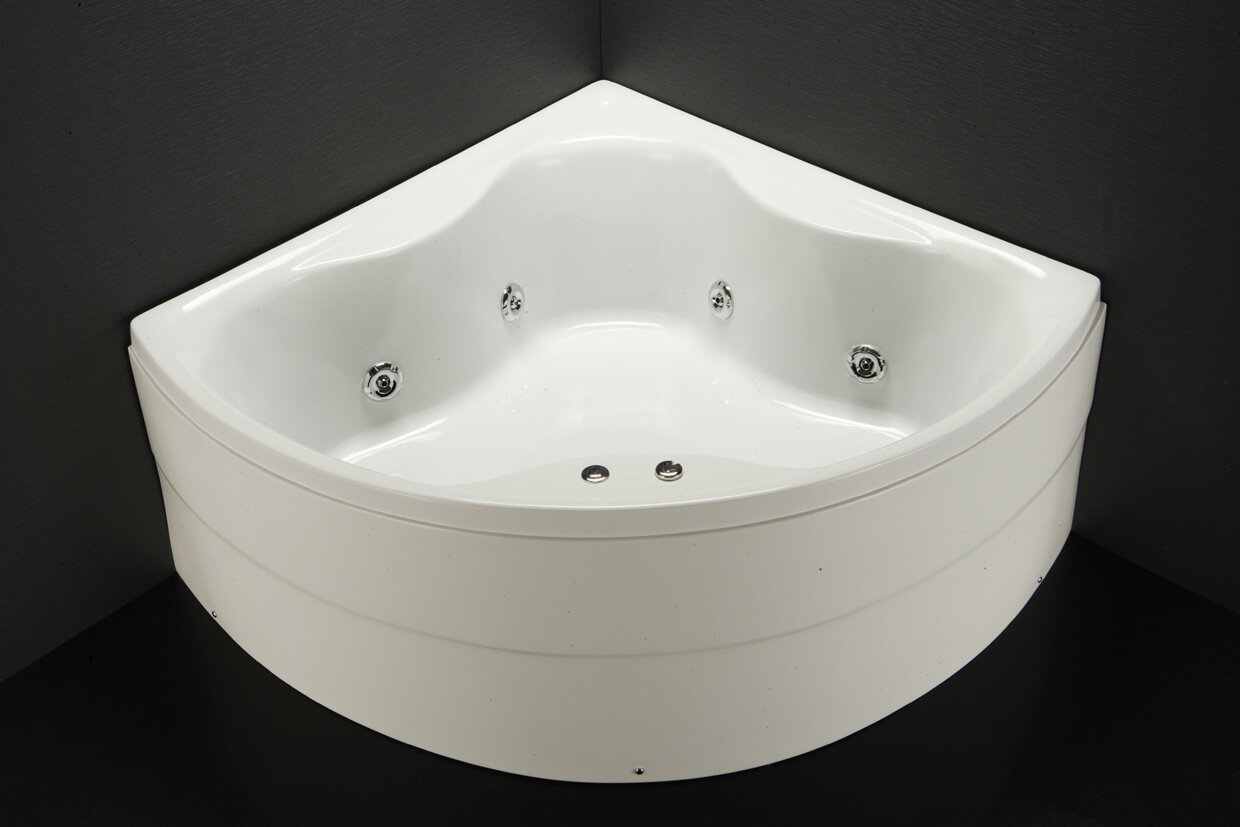 Bồn tắm chân yếm đặt góc 1m3 massage Caesar MT5133