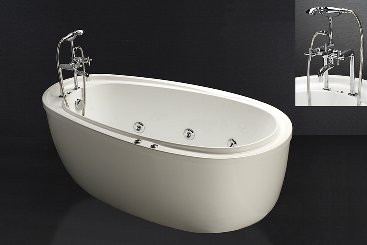 Bồn tắm chân yếm 1m8 massage Caesar MT6480