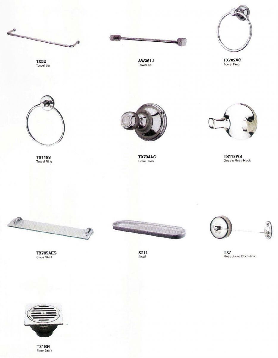 Bộ Phụ Kiện Phong Tắm Cao Cấp Toto Rei R