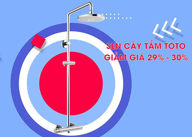 Sen cây TOTO cao cấp giảm đến 30%
