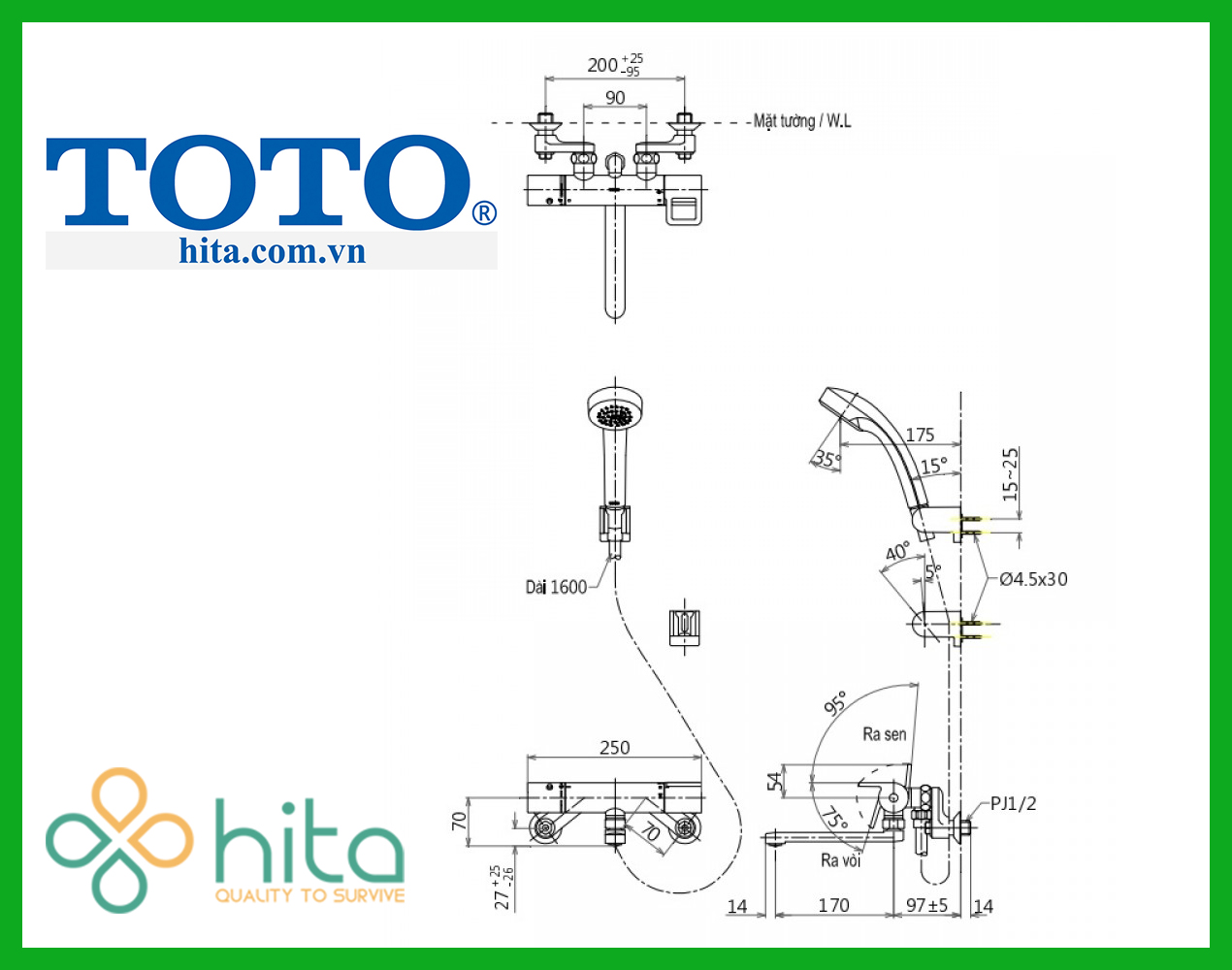 Sen tắm Nhật Toto TMGG40E3