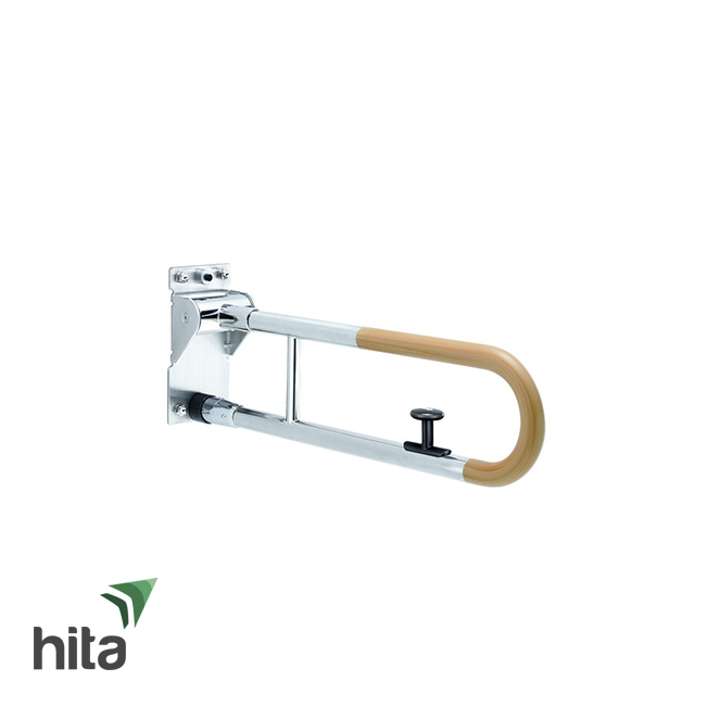 Thanh tay vịn TOTO T114HK7/T110D17S màu gỗ tự nhiên có thể bật lên