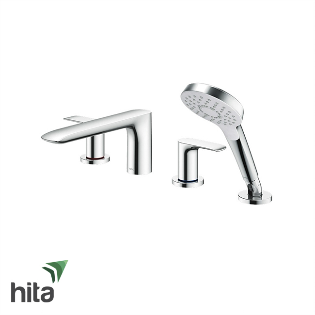 Vòi xả bồn nóng lạnh TOTO TBG04202B kèm tay sen tắm GA 4 lỗ