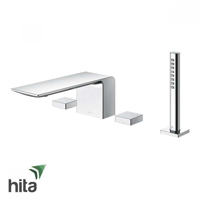 vòi xả bồn nóng lạnh TOTO TBP02202A kèm sen tắm 4 lỗ
