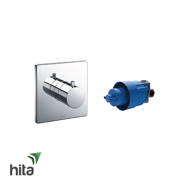 Van chuyển hướng TOTO TBV02103B/TBN01102B kèm phụ kiện âm tường