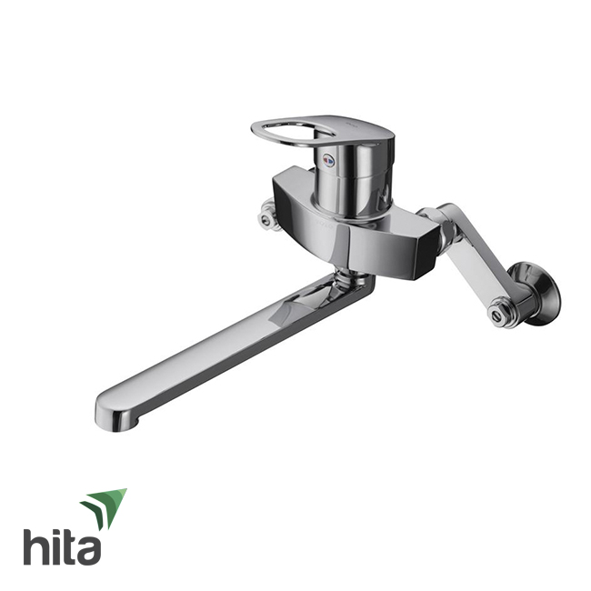 Vòi rửa bát TOTO TKGG30E nóng lạnh gắn tường - Vòi rửa chén âm tường gật gù