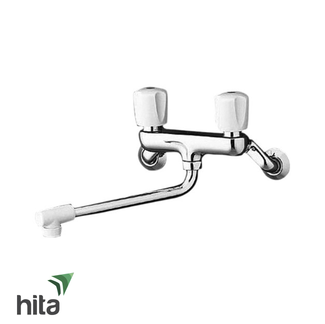 Vòi rửa bát TOTO TKJ20BAU gắn tường - Vòi rửa chén nhà bếp âm tường