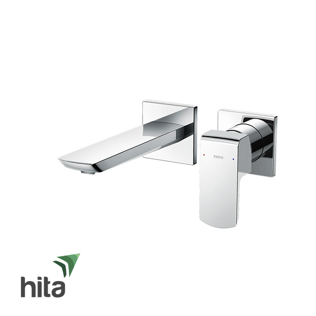 Vòi chậu lavabo TOTO TLG02310B nóng lạnh gắn tường - Vòi bồn rửa mặt gật gù
