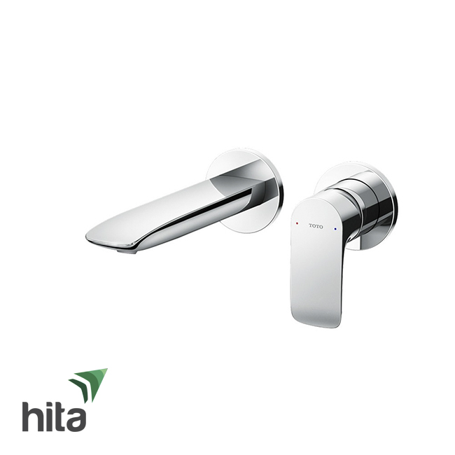 Vòi chậu lavabo TOTO TLG04309B nóng lạnh gắn tường - Vòi bồn rửa mặt gật gù