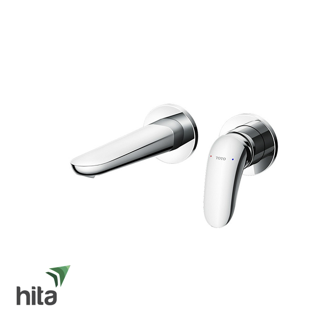 Vòi chậu lavabo TOTO TLS03307B nóng lạnh - Vòi bồn rửa mặt gật gù gắn tường