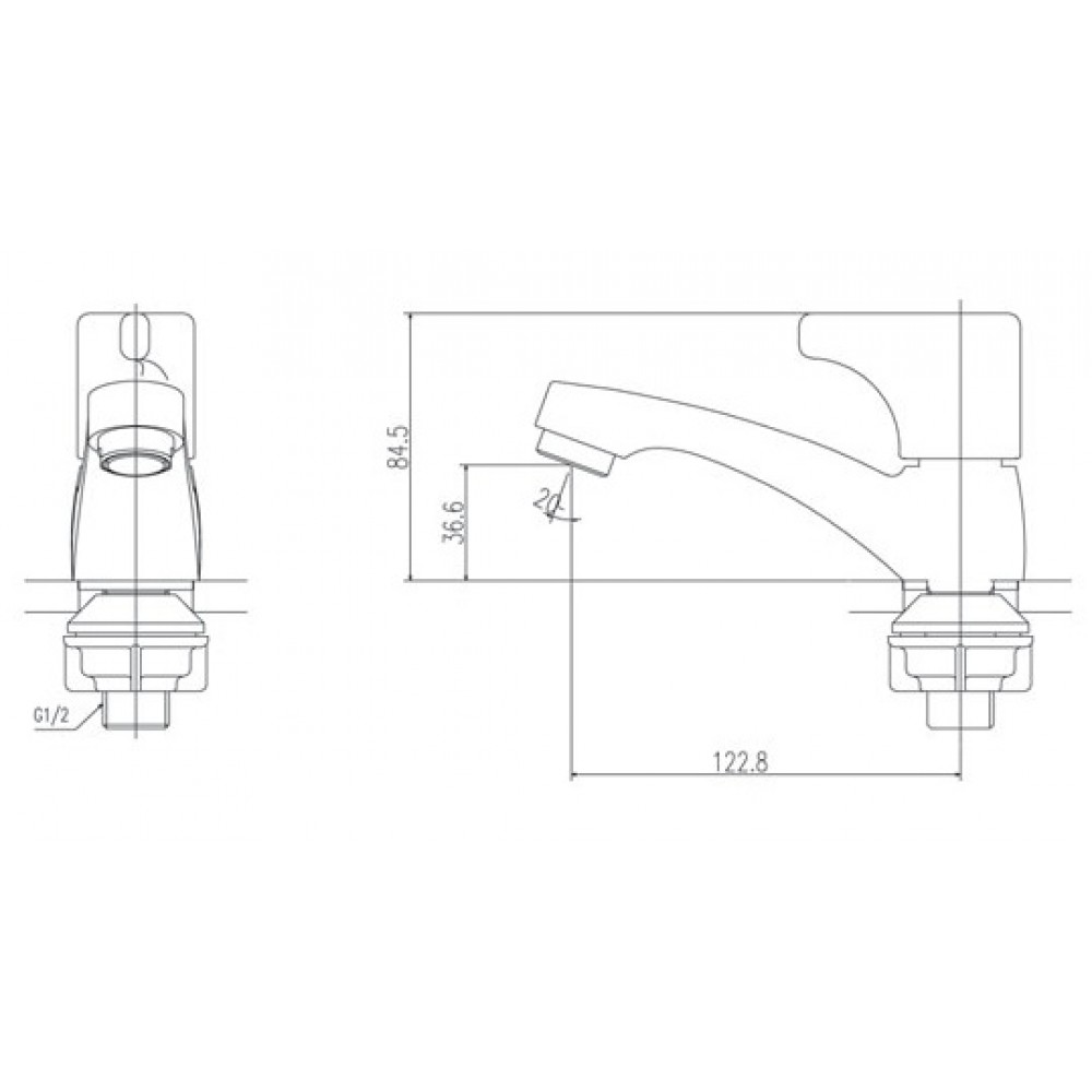 Thông số kĩ thuật vòi chậu rửa chén lavabo INAX LFV-13BP