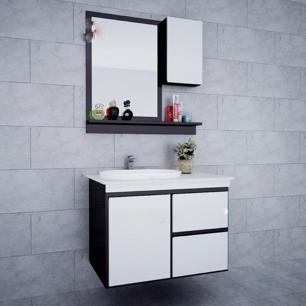 Tổng hợp một số mẫu tủ Lavabo nhà tắm nhỏ 5