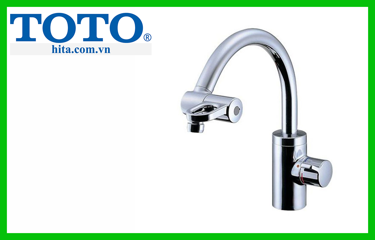 Vòi bếp rửa bát nóng lạnh Toto TKF51PN