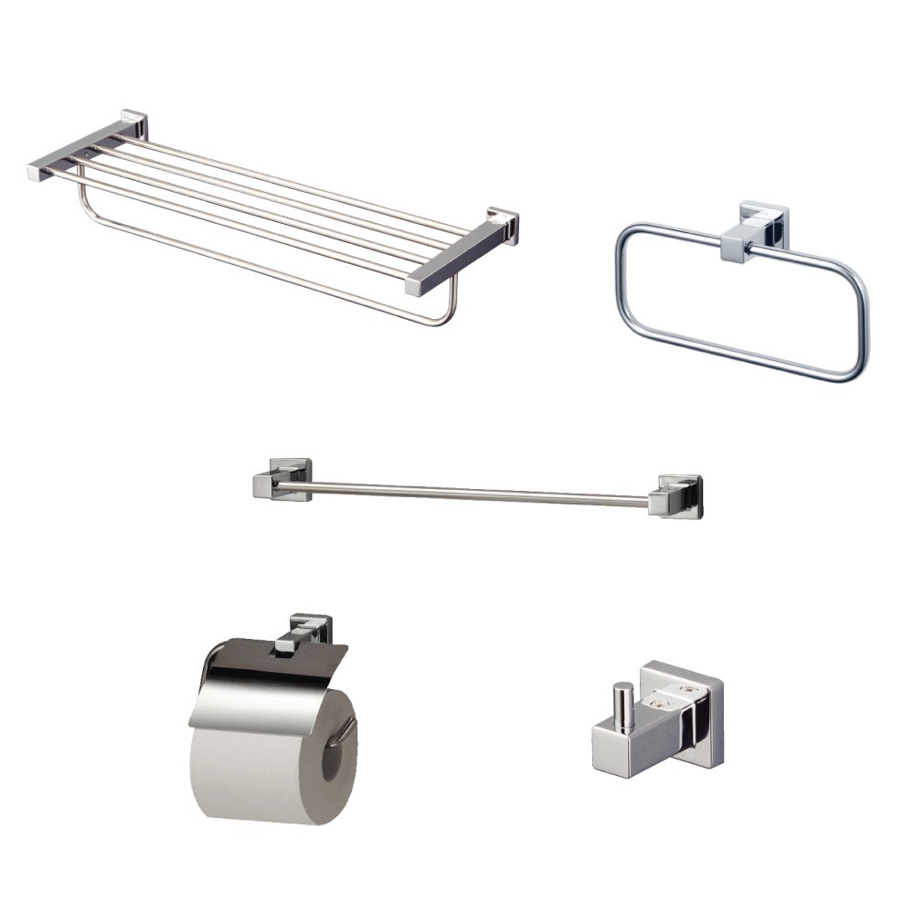 Bộ phụ kiện phòng tắm 5 món TOTO YS408N5V dòng vuông