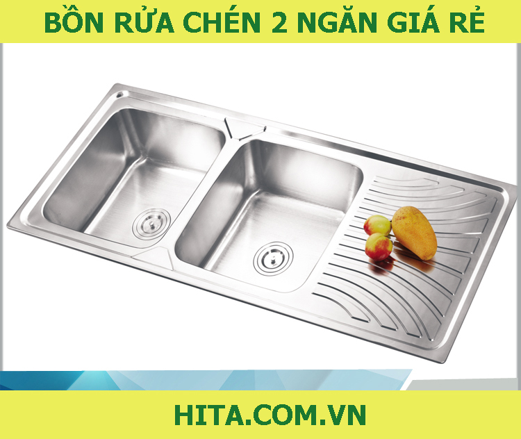 Bồn Rửa 2 Ngăn Là Gì? Tại Sao Lại Nên Lựa Chọn Bồn Rửa Chén 2 Ngăn?